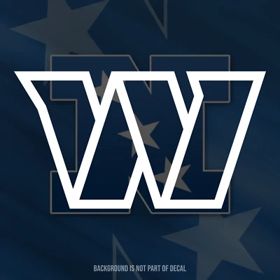Washington Commanders Vinyl Decal Sticker - Image 1 of 3