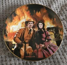 Gone With the Wind Plate Golden  Anniversary Series "The Burning of Atlanta" 