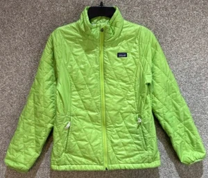 Patagonia Girls Size Large 12 Nano Puff Quilted Jacket Full Zip Primaloft 68005 - Picture 1 of 12