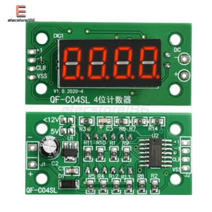 0.36in 4-Bit Digital Counter Module DC 4-25V Low-Level Switching Counter Module - Bild 1 von 17