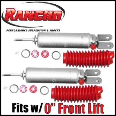 Rancho RS9000XL Front Shock Absorbers 2000-2006 Suburban Yukon XL 1500 w/0" Lift - Image 1 of 3