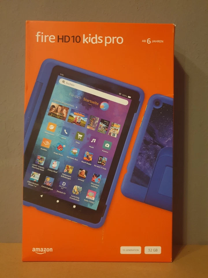 Amazon Fire HD 10 Kids Pro (13. Generation) 32GB, Wi-Fi, 10,1 Zoll - Sternennebel-Design