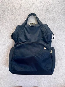 Excellent Condition Pacsafe Citysafe Anti-Theft Black 16" Laptop Travel Backpack - Picture 1 of 15