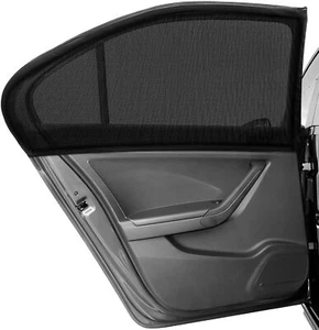 Parasol ventana trasera coche, 2 piezas, alto elástico, adecuado para coches medianos y SUV - Imagen 1 de 8