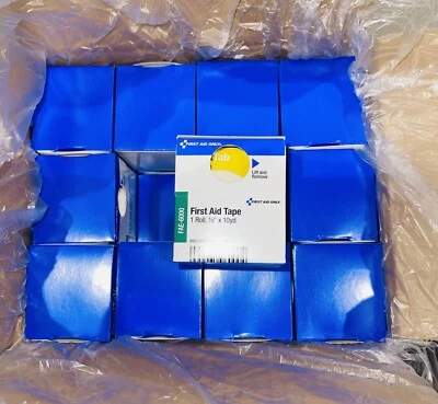 24 Rolls First Aid Only First Aid Fabric Tape  1/2" x 10yds Roll - Image 1 of 4