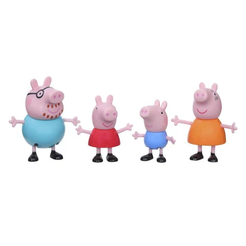 Peppa Pig Peppa's Adventures Peppa's Family Figure 4-Pack Toy, 4 Peppa Pig Cover