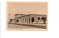 Cartolina non viaggiata di Aprilia- Stazione ferroviaria