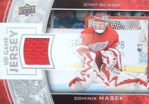 13-14 ud upper deck series one dominik hasek detroit red wings game-used jersey - Picture 1 of 2
