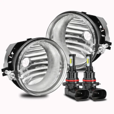 For Chrysler Sebring 2008-2010 Clear Lens Pair Front Bumper Fog Lights Lamps — 第 1/4 张图片