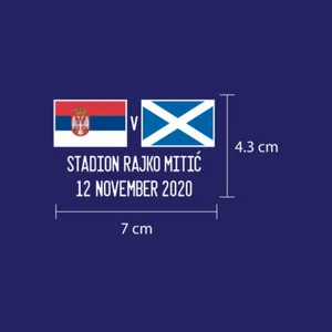 SERBIA VS SCOTLAND 12.11.2020 EURO 2020 QUALIFIER PLAY OFF MATCH DETAILS - Picture 1 of 5