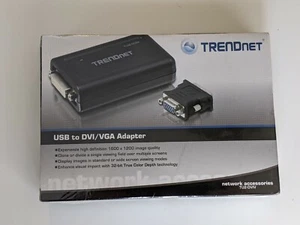 Extensor de monitor gráfico de video adaptador TRENDnet USB a DVI/VGA TU2-DVIV - Imagen 1 de 6