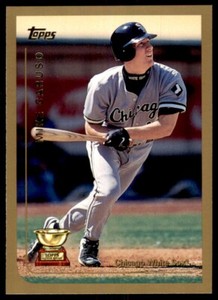 1999 Topps Mike Caruso Baseball Card Chicago White Sox #84