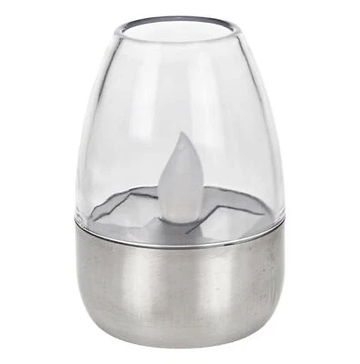 12x Solar Windlicht LED Flackernd 9cm Beleuchtung Garten Außen Lampen Kerzen - Bild 1 von 2