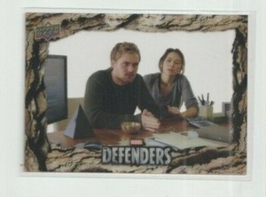 Marvel Defenders Acetate Trading Card #32 Finn Jones Jessica Henwick 