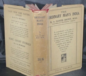 A Claude Brown The Ordinary Man's India in D/J 1st/1st - Imagen 1 de 8