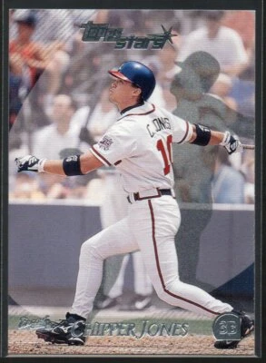 Chipper Jones 2000 Topps Stars #47  Atlanta Braves  Hall of Fame  #1 - Image 1 of 2