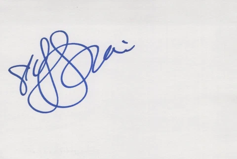 Jennifer Love Hewitt signed 4x6 index card in-person Cover