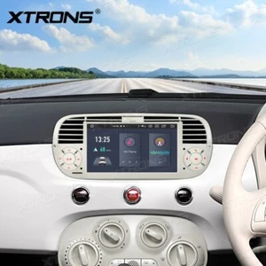 AUTORADIO GPS XTRONS PXS7250FCL FIAT 500 2007-2015 Android 13 Wi-Fi Carplay Auto - Picture 1 of 14