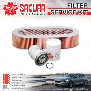 Sakura Oil Air Fuel Filter Kit for Ford Maverick BK 4.2L 8Cyl 1988-1993 - Picture 1 of 2