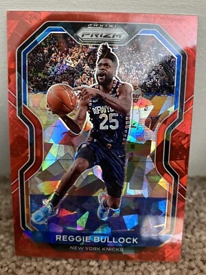 Reggie Bullock 2020-21 Panini Prizm Red Cracked Ice #90 New York Knicks STUD - Image 1 of 2