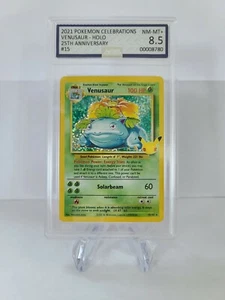 2021 Pokémon TCG - 25th Anniversary - Venusaur - 15/102 - AGS NM-MT+8.5 - Picture 1 of 6