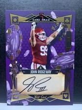 2022 Wild Card 5 Card Draw 5CDM-80 John Ridgeway 1/4 Washington Commanders