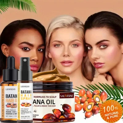 Natural Batana Oil /Conditioner For Hair Growth Thicker Fuller Anti Hair Loss - Image 1 of 4