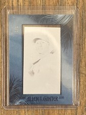 Wilmer Flores 2015 Allen & Ginter #4 Cyan Printing Plate 1/1 Mini Framed METS