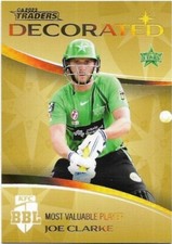2023 / 24 Cricket Traders Luxe Decorated Parallel (DP24) Joe CLARKE 125/147