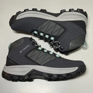 Columbia Womens 8.5 Transverse Hike Waterproof Hiking Boots Black Blue Gray New - Picture 1 of 7