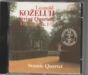 KOZELUH STRING QUARTETS OP 33 N 1-3 STAMIE QUARTET CD - Imagen 1 de 2
