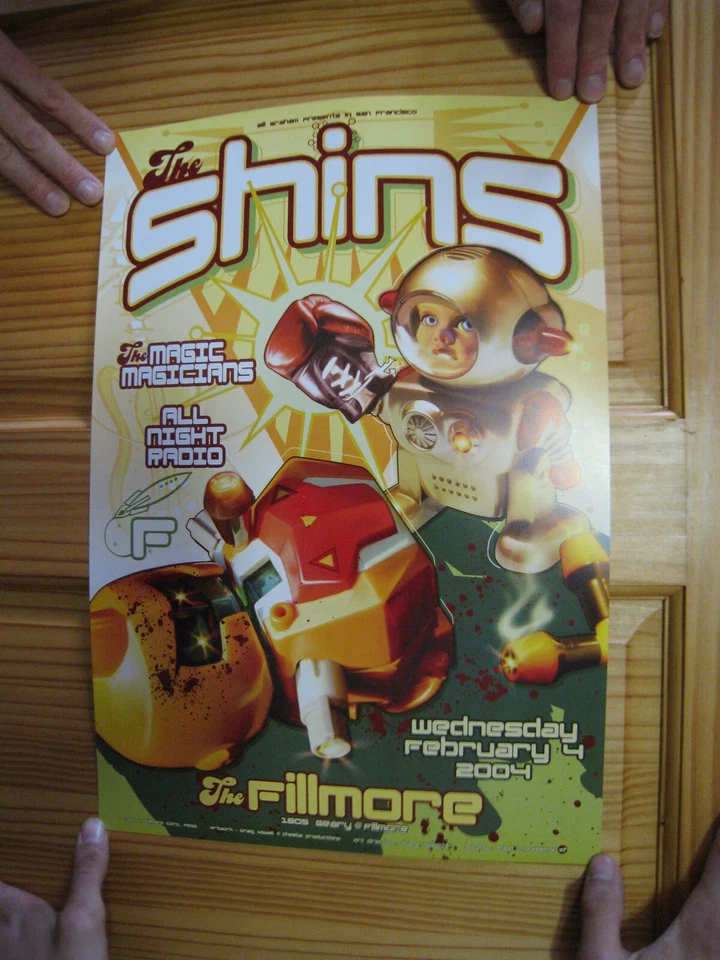 The Shins Poster Fillmore The Magic Magicians All Night Radio February 4 2004 - Image 1 of 1