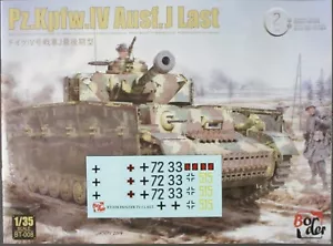 Border Models escala 1/35 Pz Kpfw IV Ausf J - Calcomanías del kit No. BT-008 - Imagen 1 de 1