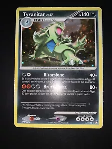 carta pokemon Tyranitar Lv 57 Holo Ita 17/123 Tesori Misteriosi italiana - Foto 1 di 2