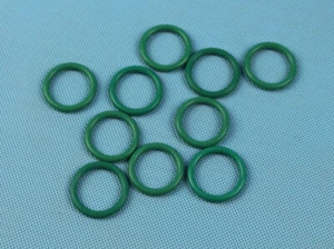 Anillo tórico de goma fluororor para tubo y colector de casa 2,5--3,5 mm diámetro del revestimiento 10 piezas - Imagen 1 de 3