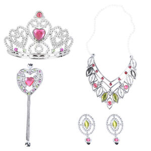  5 Pcs Karnevalspreise Für Mädchen Halskette Ohrringe Kit Kind Einstellen