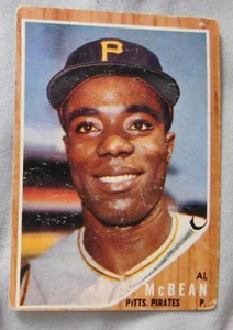 1962 Topps #424 Al McBean Pittsburgh Pirates Rc Baseball Card Vg - Picture 1 of 1
