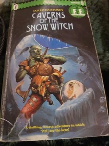 Caverns of the snow witch by Ian Livingstone 1984 Fighting Fantasy Gamebook 9 - Picture 1 of 8