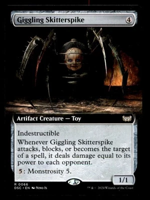 MTG Giggling Skitterspike LP Light Play Duskmourn Commander [79] - Image 1 of 2