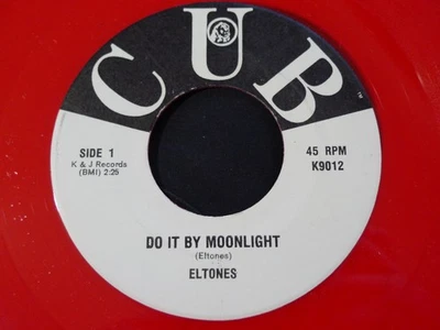 DOOWOP-THE ELTONES-DO IT BY MOONLIGHT-CUB RED VINYL READ BELOW - Image 1 of 2