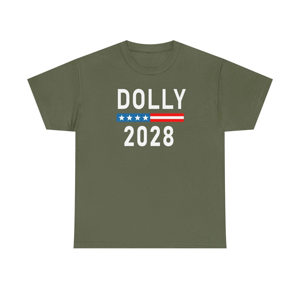 Camisa Dolly 2028 Camiseta Divertida Dolly para Presidente Foto 1 de 1