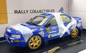 Sun Star 1/18 Scale Diecast 5529 Sabaru Impreza 555 #15 Logiman Mythical Car '23 - Picture 1 of 5