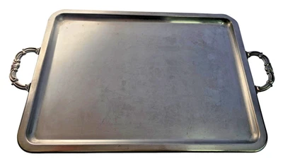 Bandeja para servir vintage de acero inoxidable ONEIDA 22" Japón Foto 1 de 4