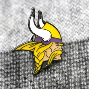 Minnesota Vikings NFL Enamel Pin Football Collectible Lapel Hat Backpack - Picture 1 of 3