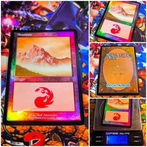 MTG Mountain V.4 🇬🇧 EX Vintage Iconic Land FOIL Mercadian Masques 1999 MM OG - Bild 1 von 5