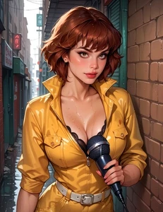 Impresión artística "April O'Neil 8" 8,5x11 limitada a solo 20 copias numeradas a mano - Imagen 1 de 1