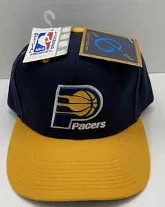INDIANA PACERS DRUCKKNOPFLASCHE VERSTELLBARE KAPPE MÜTZE ~ NEU MIT ETIKETT - Bild 1 von 10