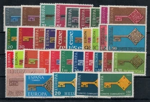 EUROPA CEPT 1968 Annata Completa 35v MNH** - Picture 1 of 1