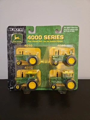 Juego de 4 tractores John Deere serie 4000 1/64 - Ertl 4010 4020 4320 4620 ¡Nuevo! Foto 1 de 2
