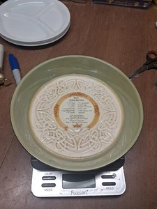 9" Grassland Road Celtic Knotting Irish Soda Bread Dish Recipe Euc+ Bin 13 - Picture 1 of 12